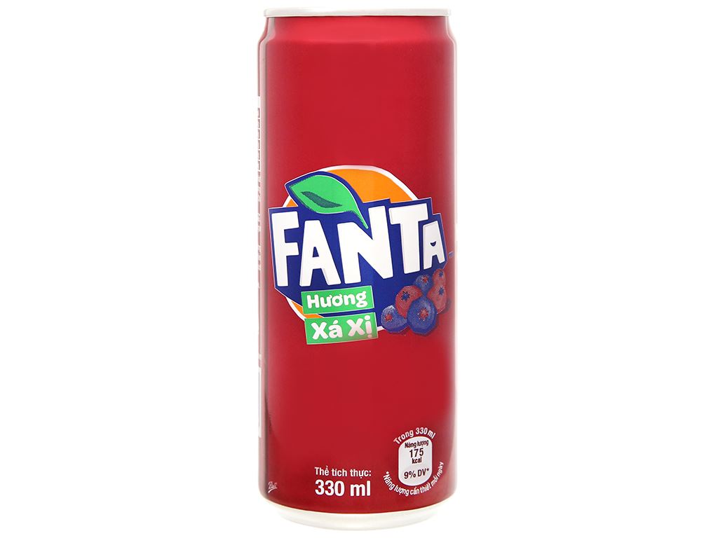 Fanta xá xị lon 320ml